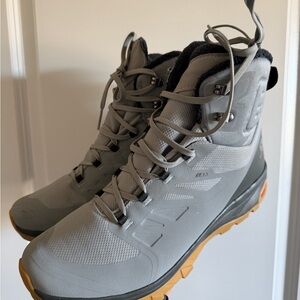 Salomon Outblast TS CSWP Winter Boots Gray Thinsulate Waterproof Men’s 11.5